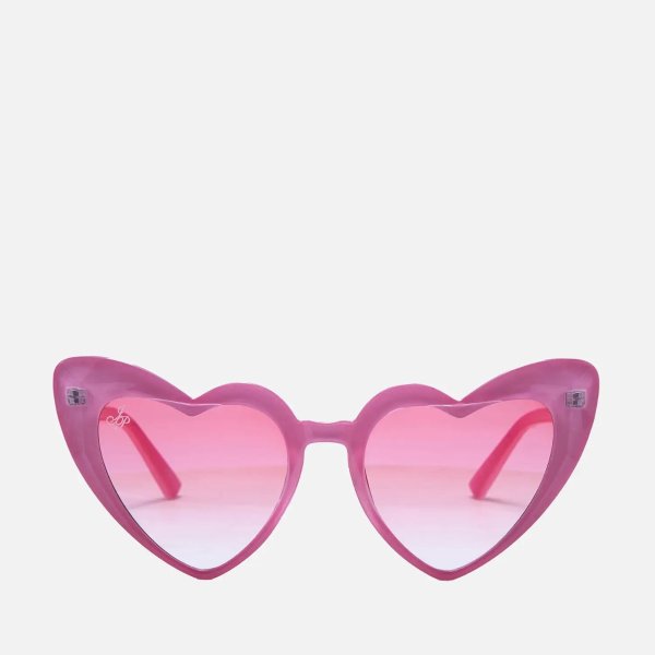 粉色爱心眼镜