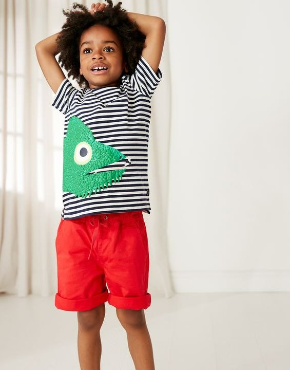Archie Applique Short Sleeve T-shirt 2-12 Years