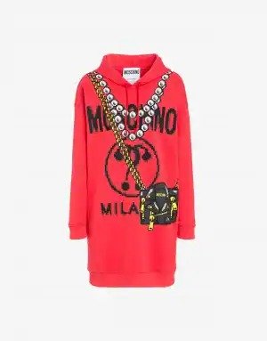 Fleece dress Pixel Capsule - Capsule Collection - FW19 COLLECTION - Moods - Moschino | Moschino Shop Online