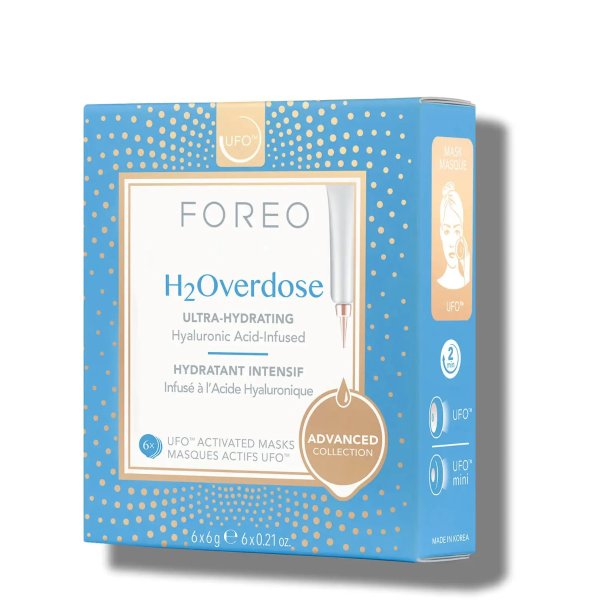 H2Overdose UFO/UFO Mini Ultra Hydrating Face Mask for Dry Skin (6 Pack)