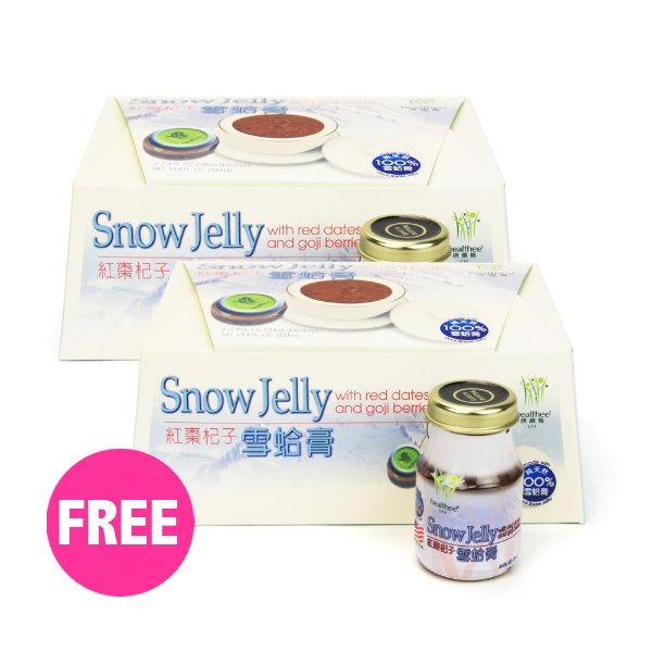 Healthee Snow Jelly with Red Dates and Goji Berries BOGO