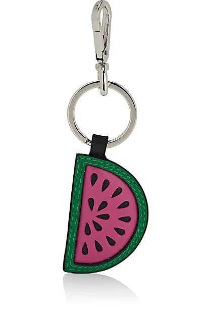 Leather Watermelon Key Chain