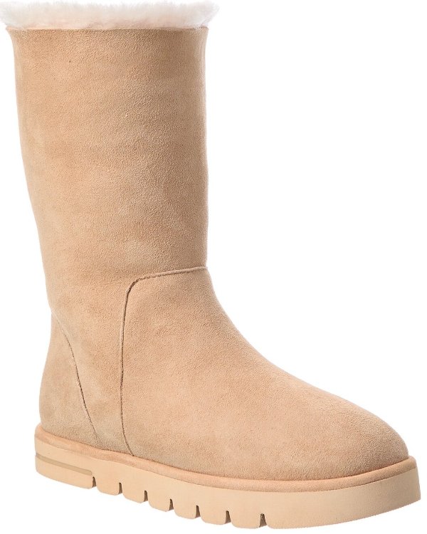 Cozy Suede & Shearling Boot