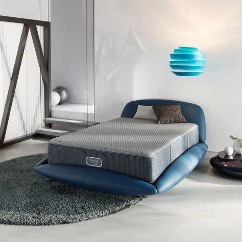 King Simmons Beautyrest Silver Hybrid Sondra III Luxury Firm Mattress