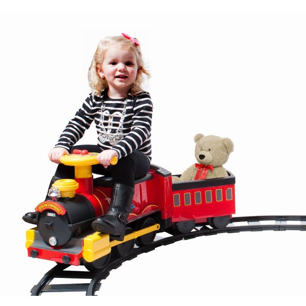 Steam Train 6 Volt Children's Battery Ride-On Toy