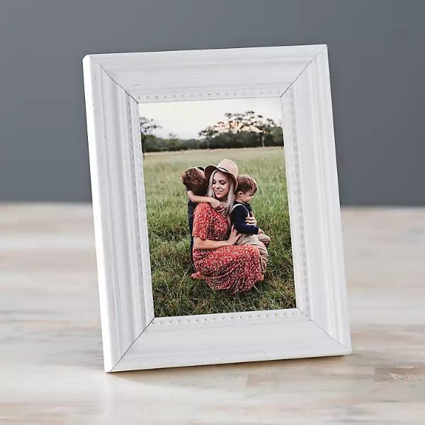 get it now! New!Cream Inner Beaded Heritage Picture Frame, 5x7