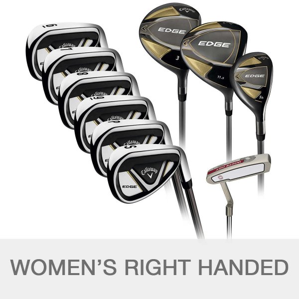 Edge 10-piece Women's Golf Club Set, Right Handed - Graphite