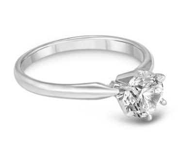 3/4 Carat Diamond Solitaire Ring