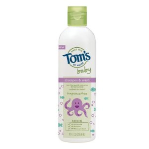 Tom's of Maine Baby Shampoo and Wash, Fragrance-Free, 2 Count