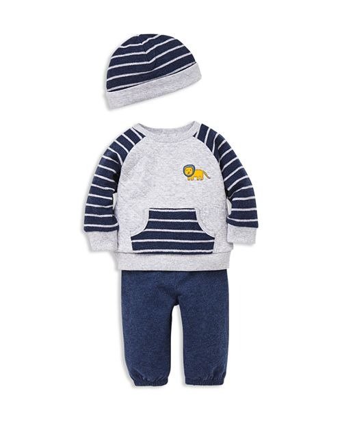 Boys' Lion Sweatshirt, Jogger Pants & Hat Set - Baby
