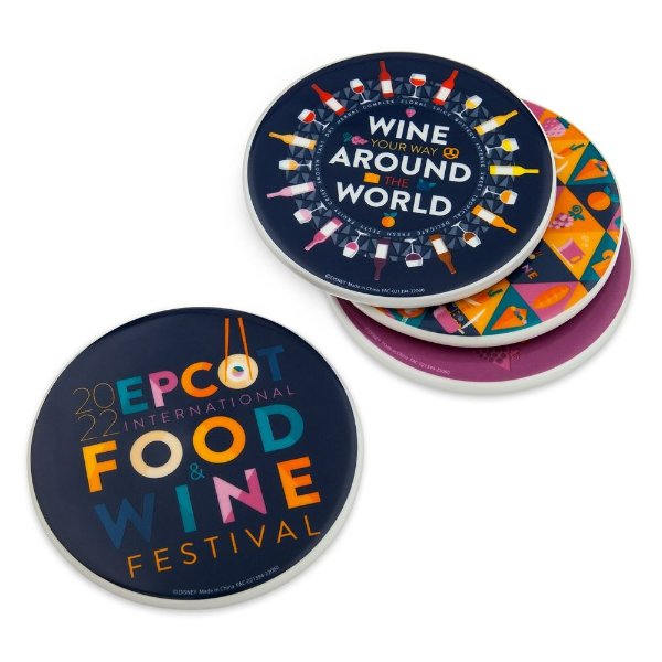 EPCOT International Food & Wine Festival 2022 Coaster Set | shopDisney