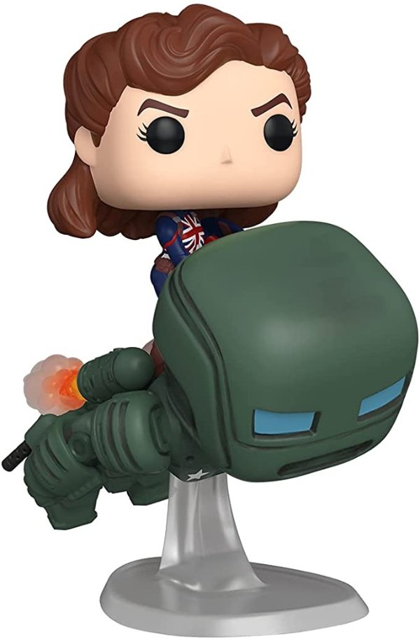 Pop! Deluxe Marvel: What If? - Captain Carter Riding Hydrostomper, Year of The Shield Amazon Exclusive