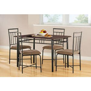 Mainstays 5-Piece Wood and Metal Dining Set
