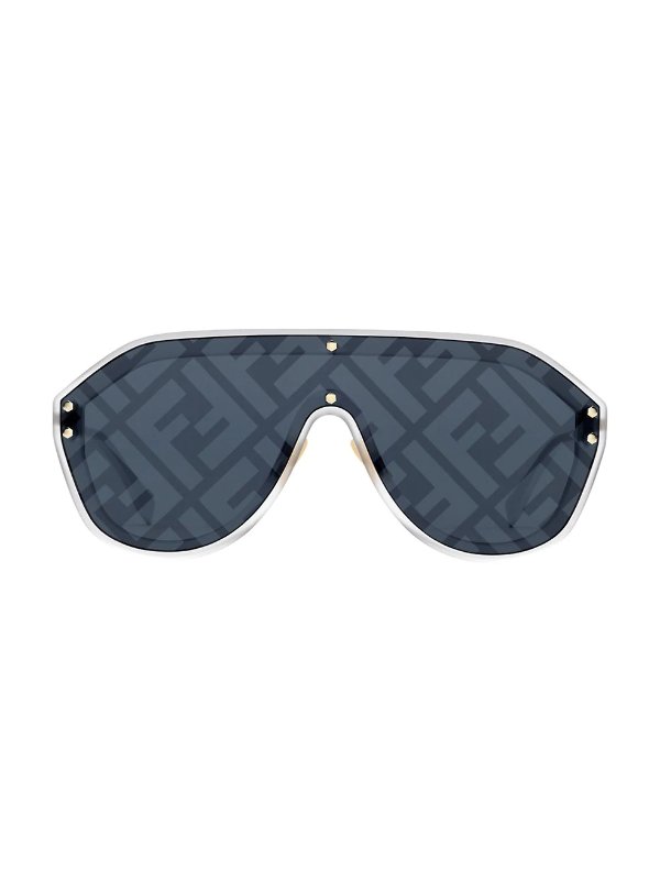 99MM Logo Fashion Shield Sunglasses