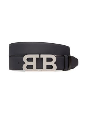 -Iconic Reversible Leather Belt