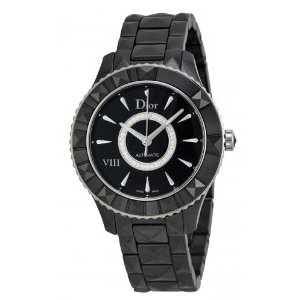 Christian Dior VIII Diamond Black Ceramic and Steel Ladies' Watch CD1245E0C002, Dealmoon Exclusive