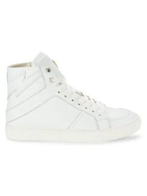 High Top Leather Sneakers