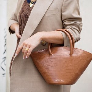 11.11 Exclusive: Charles & Keith Brown Color Shoes & Bags