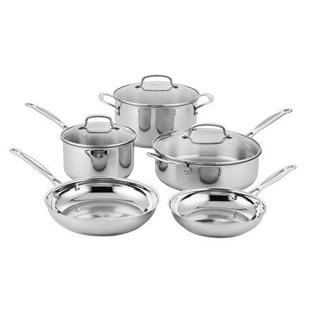 Classic Stainless Cookware Set (8-Pieces)