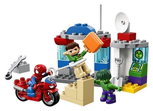 DUPLO Super Heroes Spider Man & Hulk Adventures 10876 Building Kit (38 Piece)
