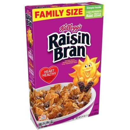 Kellogg's Raisin Bran Breakfast Cereal Family Size 24oz