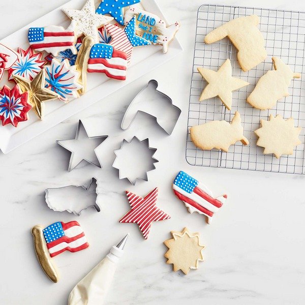 Patriotic Cookie Cutters, Set of 4 | Sur La Table