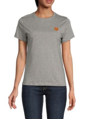 ​Heathered Logo Fitted Tee