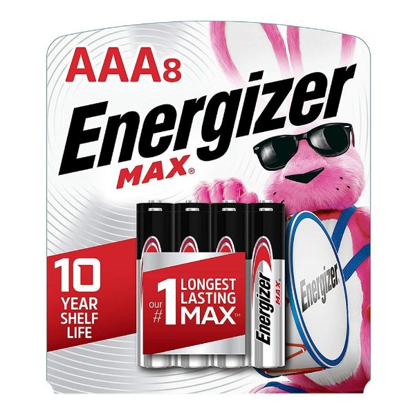 Max AAA Alkaline Battery - 8 pack