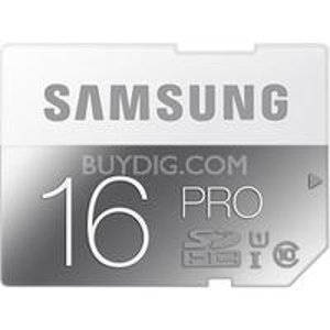 Samsung PRO 16GB SDHC Up to 90MB/s Class 10 Memory Card
