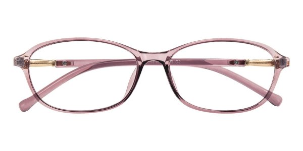 淡粉色眼镜框