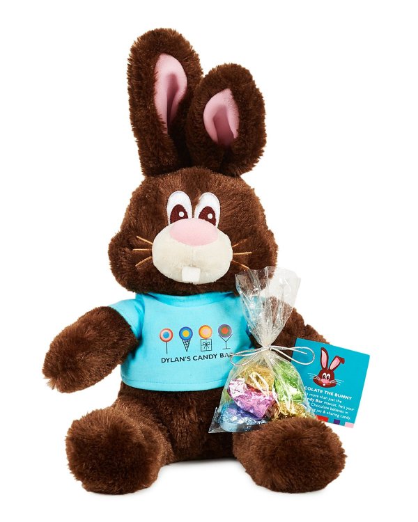 巧克力小兔玩偶+糖果套装