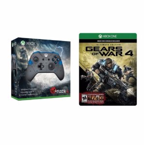 Xbox One Gears of War 4: Ultimate Edition Game and Wireless Controller Bundle