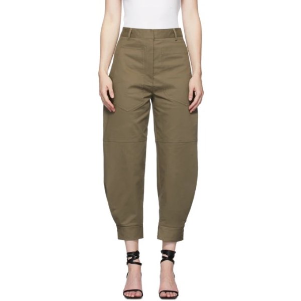 Brown Myriam Sculpted Trousers