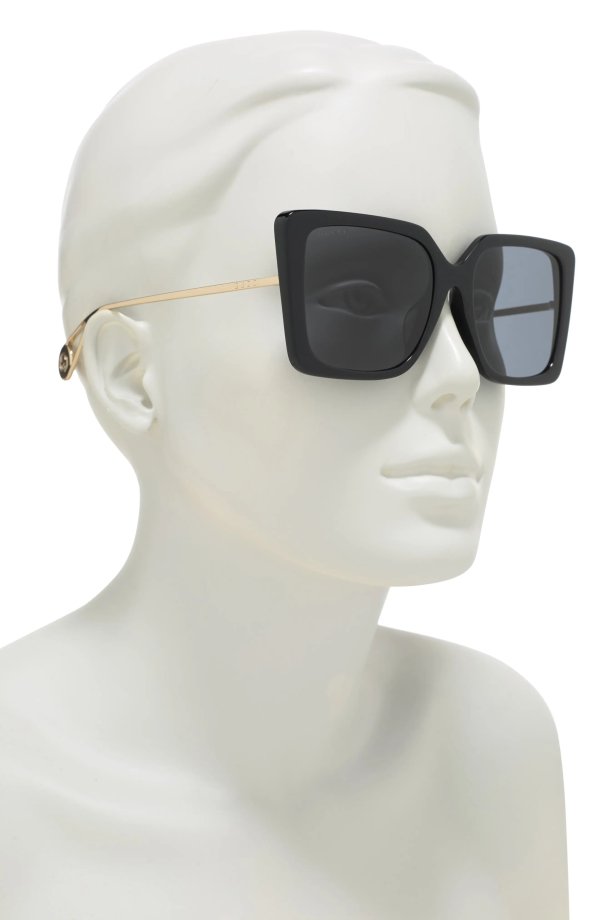 54mm Oversized Square Sunglasses