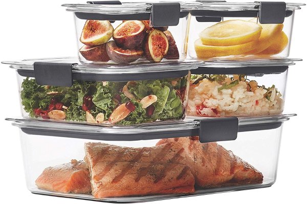 Brilliance Leak-Proof Food Storage Containers with Airtight Lids