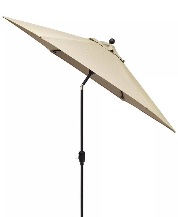CLOSEOUT! Chateau Outdoor 11' Push Button Tilt Umbrella with Outdoor Fabric, Created for Macy's
