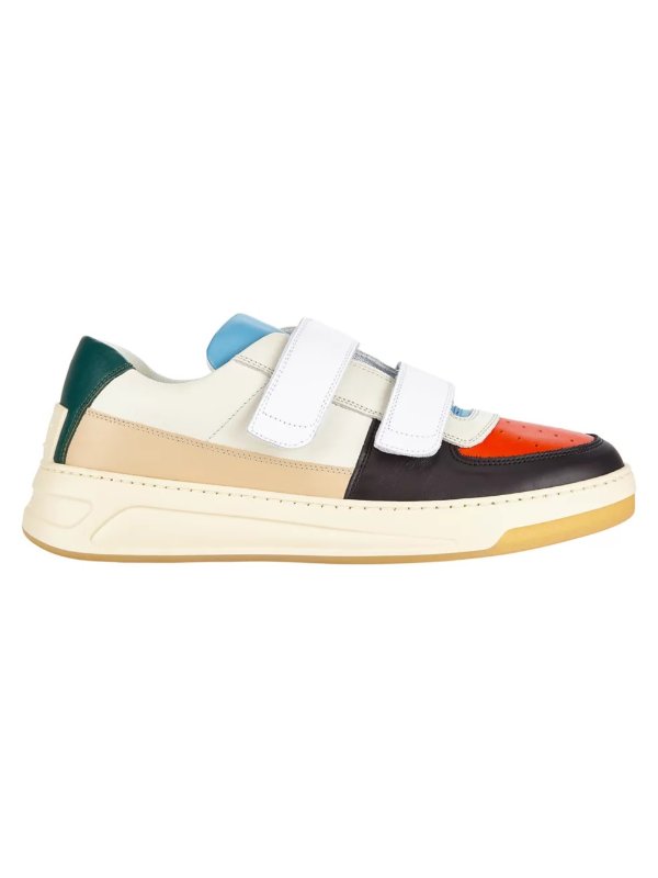 - Perey Grip Tape Colorblock Leather Sneakers