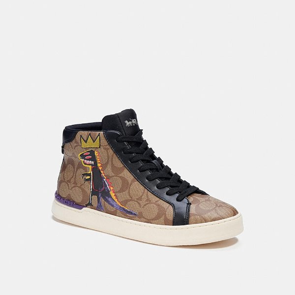 X Jean-Michel Basquiat Clip High Top Sneaker