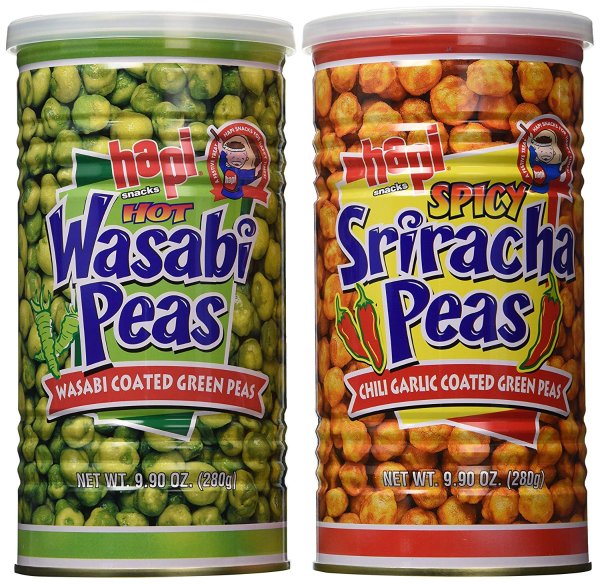 Hot Wasabi Peas + Spicy Sriracha Peas Combo Pack