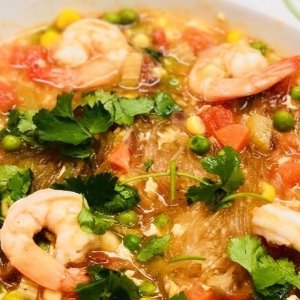 Use Ordinary Food Material to Cook Shrimp Soup