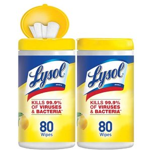 Lysol Disinfecting Wipes, Lemon & Lime Blossom, 160ct