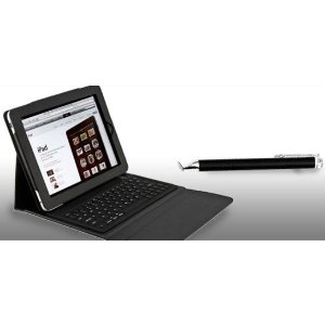 Bluetooth Keyboard For iPad & Stylus Touch Pen ($95 Value)