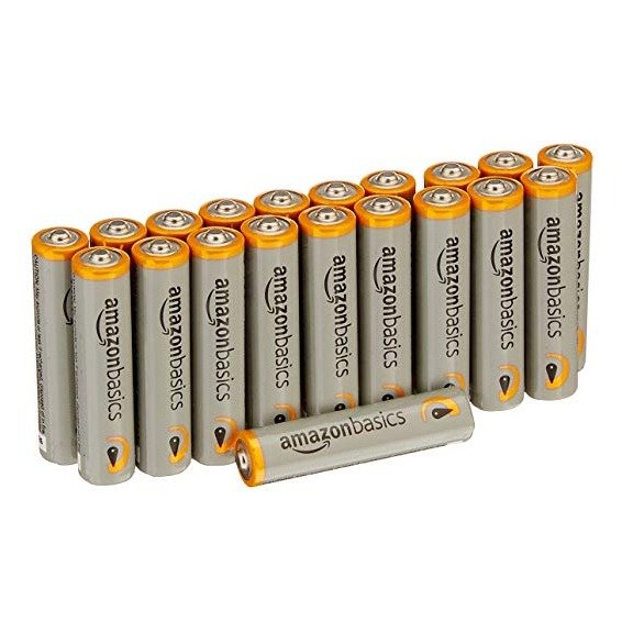 AmazonBasics AAA 1.5 Volt Performance Alkaline Batteries - Pack of 20