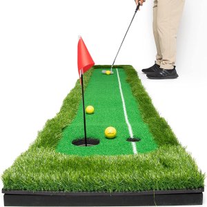 AbcoTech 室内迷你高尔夫练习套装 3颗高尔夫球和练习垫