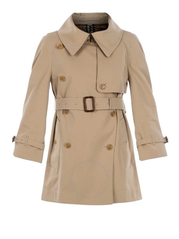 Ladies Gab Trench With Drop Collar