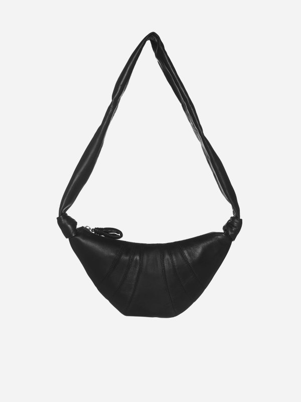Croissant nappa leather small bag
