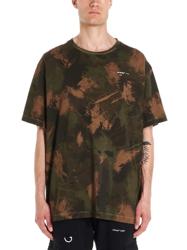 Camouflage Print T恤
