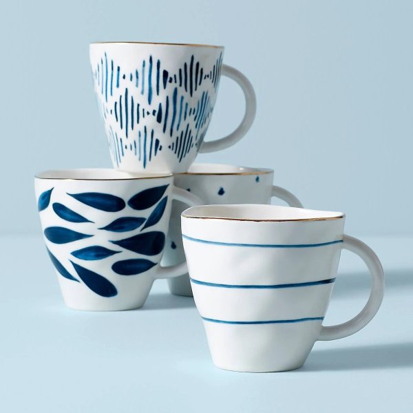 Blue Bay™ 4-piece Dessert Mug Set