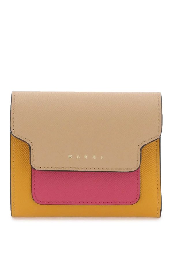 Bi-fold wallet with flap Marni