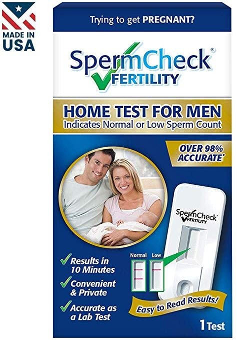 SpermCheck Fertility Home Test Kit | Convenient | FDA-Cleared